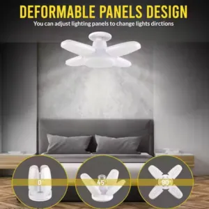 25 Watt 4 Fan LED Decorative Bulb Pack of 3