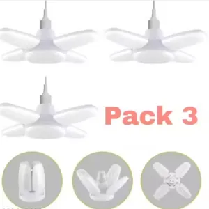 25 Watt 4 Fan LED Decorative Bulb Pack of 3