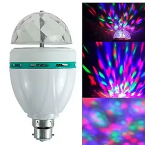 360 Degree Rotating LED Disco Bulb Party Light