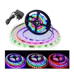 AUTOMACTIC 3 Meter Running RGB LED Magic Strip SMD 5050 IP65 With Plug & Play Kit Waterproof