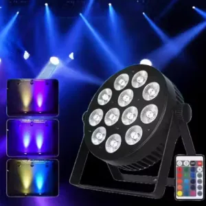 12 LED Mini DJ PAR Light With Remote Sli...
