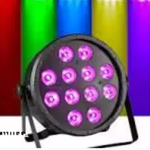 12 LED Mini DJ PAR Light With Remote Slim Design