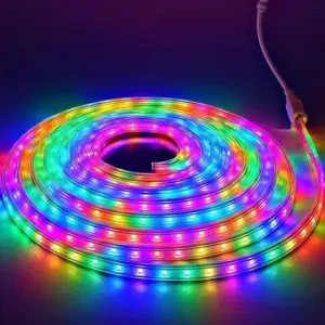 8 Meter Waterproof RGB Rope LED Strip Light For Decoration