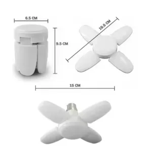 LIGHT 25 WATT 4 FAN LED BULB LIGHT HOME DECORATION (PACK OF 3) AZ-7