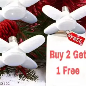 25 Watt 4 Fan LED Bulb Light Decorative Pack of 3