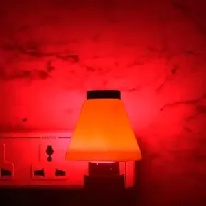 Multicolor Plug In Night Lamp Set of 4 For Bedroom