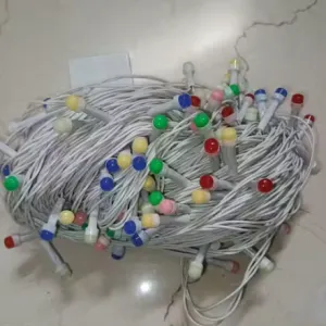Light 50 Meter 8mm Powers pixel multicolor led string light for diwali festival.