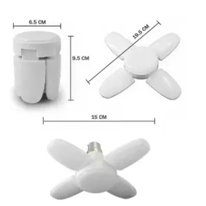 25 Watt 4 Fan LED Bulb Light For Home Decoration Pack of 3