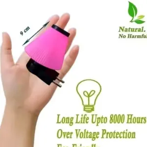 Color Changing Plug In Night Light Set of 4 Soft Glow