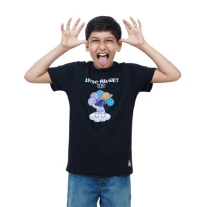 Tornado Orange Graphic Cotton T Shirt for Kids