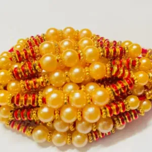 LIGHT 12 pice combo rakhi Golden white red gold beautiful rakhi with roli and chawal Bhaiya bhabi rakhi bhai, bro, brother Pack of 12