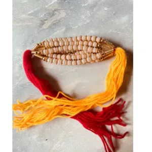 LIGHT Rakhi 12 pice combo rakhi Golden white red gold beautiful rakhi with roli and chawal Bhaiya bhabi rakhi bhai, bro, brother Pack of 12