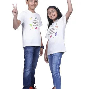 Unisex Kids T-Shirt | Super Combed Cotton-Modal Fabric – Softer & Breathable Ultra-Soft, Lightweight Material