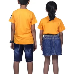 Unisex Kids Cotton Modal T Shirt Soft Breathable Casual Wear