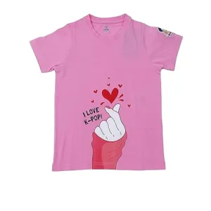 Unisex K-Pop Print Cotton Modal T Shirt Soft Breathable Tee