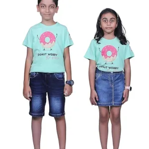 Unisex Tshirt | Made of Super Combed Cotton-Modal Natural Fiber Better Than 100% Cotton| Soft & Breathable Fabric| Unique Digitally Printed Design |Vibrant Colour | Donut_Worry