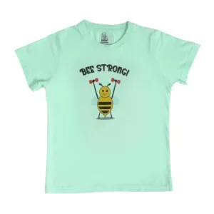 Unisex Tshirt | Made of Super Combed Cotton-Modal Natural Fiber Better Than 100% Cotton| Soft & Breathable Fabric| Unique Digitally Printed Design |Vibrant Colour |Bee_Strong