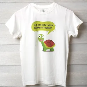 Unisex Forward Is Forward Print Cotton Modal T Shirt Soft