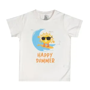 Unisex Tshirt | Made of Super Combed Cotton-Modal Natural Fiber Better Than 100% Cotton| Soft & Breathable Fabric| Unique Digitally Printed Design |Vibrant Colour | Happy Summer