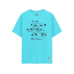 Kids Look Thru My Eyes Print Cotton Modal T Shirt Breathable