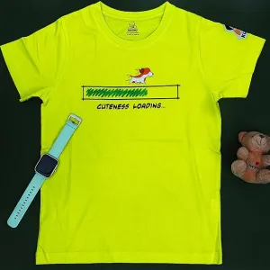 Unisex Tshirt| Made of Super Combed Cotton-Modal Natural Fiber Better Than 100% Cotton| Soft & Breathable Fabric| Unique Digitally Printed Design |Cuteness Loading