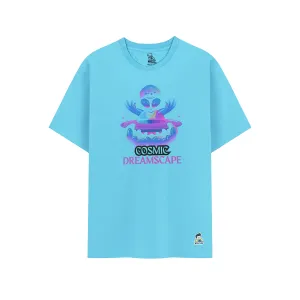 Kids Cosmic Graphic Cotton Modal T Shirt Soft Breathable