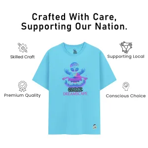 Kids Cosmic Graphic Cotton Modal T Shirt Soft Breathable