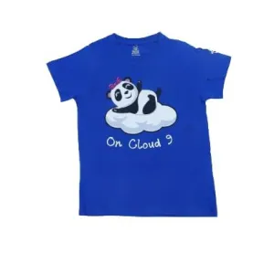 Unisex T-Shirt for Kids | Super Combed Cotton-Modal Blend | Ultra Soft & Breathable Fabric | Fun Digitally Printed Design | Stylish Casual Wear for Boys & Girls Blue