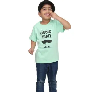 Little Man Yellow Unisex Cotton T Shirt...