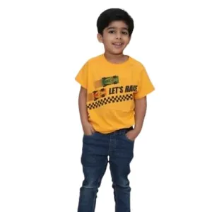 Lets Race Red Unisex Kids Cotton T Shirt...