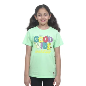 Kids Good Vibes Digital Print Cotton Mod...