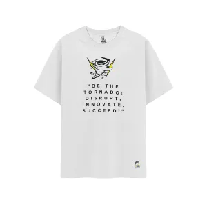 Kids’ Unisex T-Shirt  | “Tornado” Graphic Digital Print | Soft Cotton-Modal Blend | Breathable, Comfortable & Stylish Casual Top for Boys & Girls