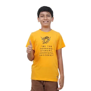Kids’ Unisex T-Shirt  | “Tornado” Graphic Digital Print | Soft Cotton-Modal Blend | Breathable, Comfortable & Stylish Casual Top for Boys & Girls