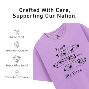 Kids Look Thru My Eyes Cotton Modal T Shirt Lightweight