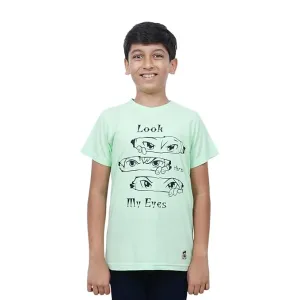 Kids Look Thru My Eyes Graphic Cotton Modal T Shirt Soft