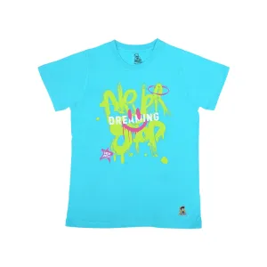 Kids Never Stop Dreaming Print Cotton Modal T Shirt Soft