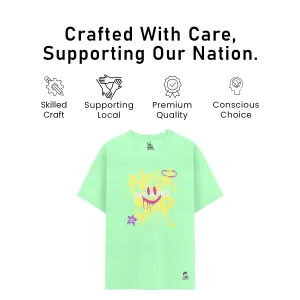 Kids Dark Blue Never Stop Dreaming Cotton Modal T Shirt