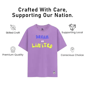 Kids Purple Dream Print Cotton Modal T Shirt 10–11Y