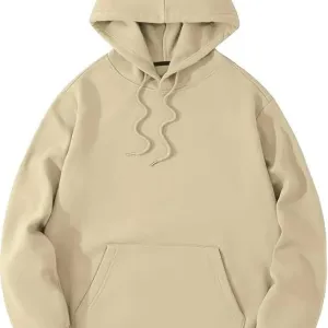 Women’s Polycotton Fleece Plain Full-Zip Hooded Winter Sweatshirt | Kangaroo Pocket | Casual Warm Outerwear
