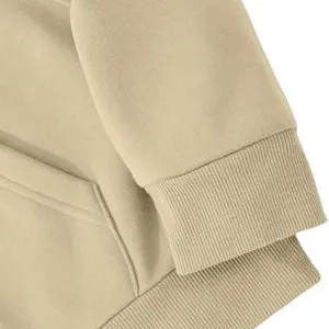 Women’s Polycotton Fleece Plain Full-Zip Hooded Winter Sweatshirt | Kangaroo Pocket | Casual Warm Outerwear