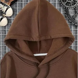 Women’s Polycotton Fleece Plain Full-Zip Hooded Winter Sweatshirt | Kangaroo Pocket | Casual Warm Outerwear