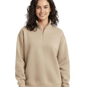 Quarter-Zip Pullover Sweatshirt for Woman Comfortable Hoodie for Women Zipper Sweatshirt Hooded Jacket for Woman Casual Wear Hoodie Full Zipper Hoodies for Girls