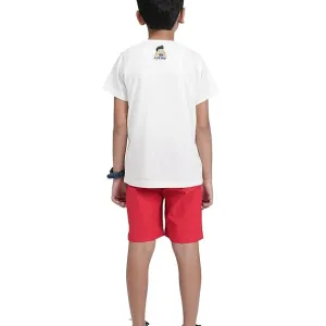 Unisex Super Hero Print Cotton Modal T Shirt Soft Breathable