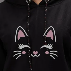 Women Pocket Style Cute Hoodie Casual Winter Sweatshirt