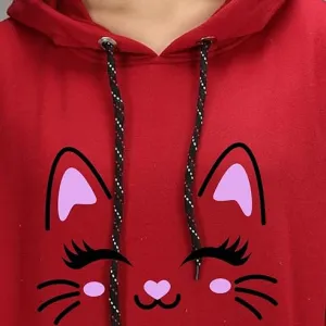 Women Cotton Blend - Cute Hoodies Teen Girl Winter Jacket Sweatshirts Casual Drawstring Clothes Hoodie with Pocket