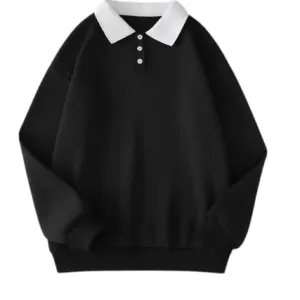 Women Loose Fit Long Sleeve Sweatshirt Cozy Winter Hoodie