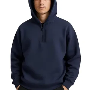 Men Soft-Fleece Gym Pullover I Ultra-Warm Men's Athletic Cotton Hood for Men I Winter Workout Pullover I Stylish Sweatshirt for Gym, Running, Travel & Winter Wear
