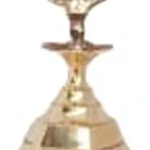 Art brass surmedani with funnel/kuppi and surma use in eye's muckap[size-13-cm]pack OF 1 pcs funnel,2 surma packed, 1 brass surmedani