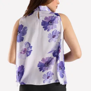 FLOWER PRINTED TOP