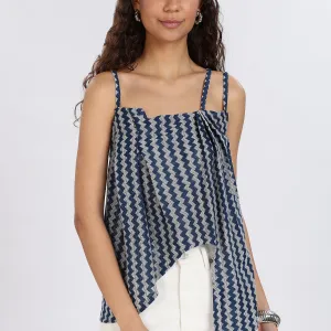 ZIGZAG KNITTED TOP